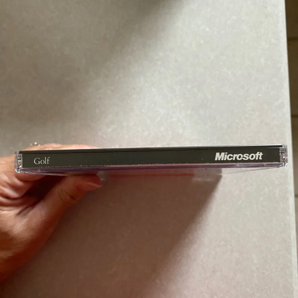 MICROSOFT GOLF 2.0 (PC, WIN 1995) - CD ROM Version 2.0 w\ COA and Key